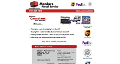 Desktop Screenshot of menkesparcel.com